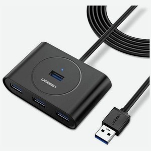 Хаб UGREEN CR113 (20290) USB 3.0 Hub. 0,5 м. черный