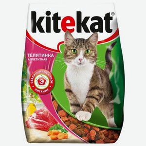 Корм сухой для кошек KiteKat 350г аппетитная телятинка