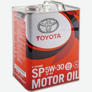 Моторное масло Toyota Motor Oil, 5W-30, 4л, синтетическое [08880-13705]
