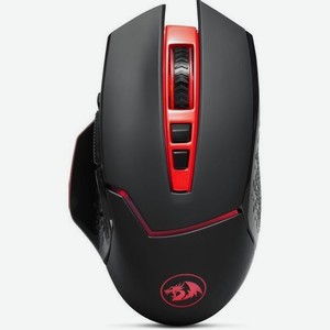 Мышь Redragon Mirage, игровая, лазерная, беспроводная, USB, черный и красный [74847]