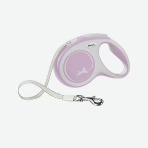 Flexi рулетка-ремень для собак, розовая (15кг, 5м)
