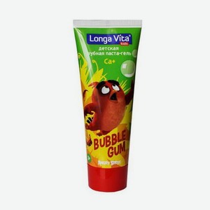 Гель зубной Longa Vita Angry Birds Bubble Gum детский 75 г