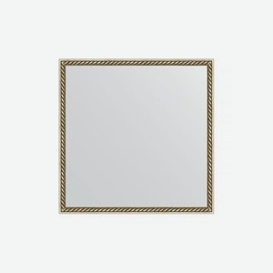Зеркало в багетной раме Evoform витая латунь 26 мм 58х58 см
