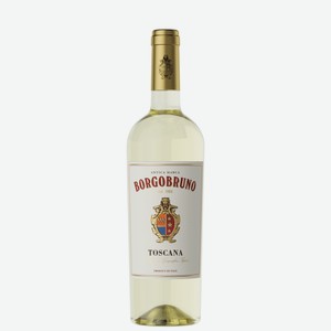 Вино Borgobruno белое полусухое, 0.75л Италия