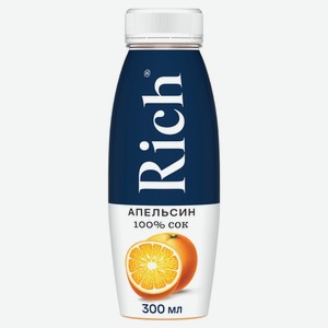 Сок Rich апельсиновый, 300мл Россия