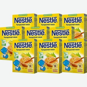 Каша детская Nestle кукурузная безмолочная с бифидобактериями, 9 шт по 200 г