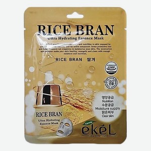 Тканевая маска для лица с экстрактом риса Rice Bran Ultra Hydrating Essence Mask 25мл