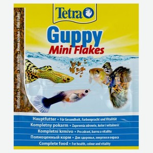 Корм Tetra Guppy Flakes для рыб мини-хлопья 12 г