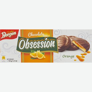 Печенье Bergen Chocolate Obsession Orange 145 г
