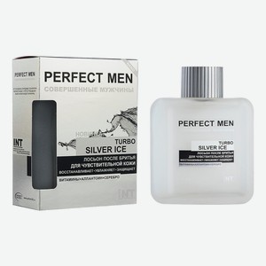 Лосьон после бритья Парфюмерия XXI века Perfect Men Turbo Silver Ice антибактериальный для чувствительной кожи мужской 100 мл