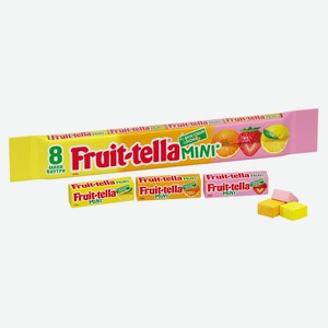Конфеты жевательные Fruittella mini с фруктовым соком, 88 г