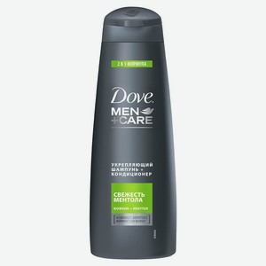 Шампунь-кондиционер для волос мужской Dove Men+Care Свежесть ментола 2 в 1, 380 мл