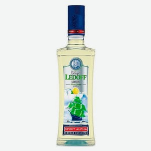 Настойка Graf Ledoff горькая с ароматом лимона Россия, 0,5 л