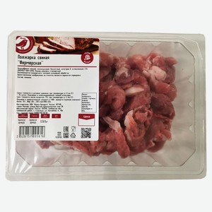 Поджарка свиная АШАН Красная птица фермерская охлажденная, 1 упаковка ~ 0,8 кг