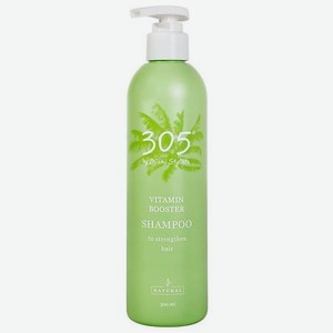 305 BY MIAMI STYLISTS Шампунь для укрепления ослабленных волос Vitamin Booster