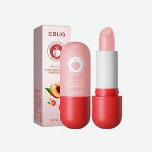 EBUG Увлажняющий бальзам для губ с ароматом персика