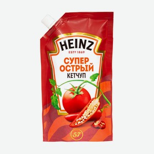 Кетчуп Heinz Супер острый дой-пак 320 г
