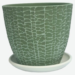 Горшок бетонный «Композит» Цитрус-А зеленый, 15 см