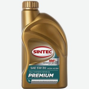 Моторное масло SINTEC Premium SAE, 5W-30, 1л, синтетическое [801968]
