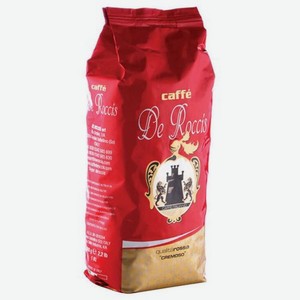 Кофе зерновой DE ROCCIS Rossa, средняя обжарка, 1000 гр