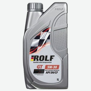 Моторное масло ROLF GT SAE, 5W-40, 1л, синтетическое [322437]