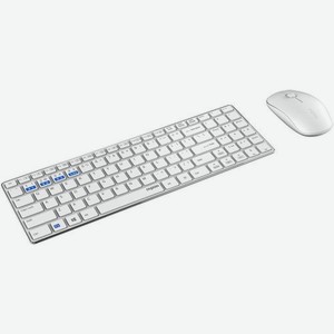 Комплект (клавиатура+мышь) Rapoo 9300M, USB, беспроводной, белый [18479]