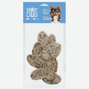 Smart Dog лакомства лакомство для собак Крекеры из атлантической трески с ламинарией и отрубями (40 г)