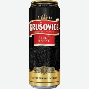 Пиво  Крушовице Черне  темн. 4,1% ж/б 0,43л