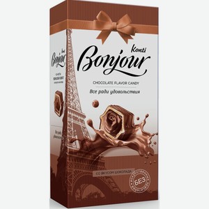 Конфеты  Бонжур  со вкусом шоколада 80г, Конти