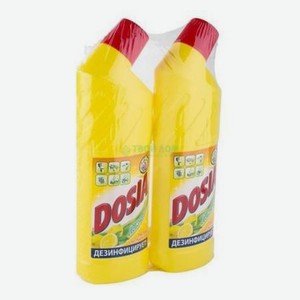 Средство Dosia Лимон для чистки и дезинфекции туалета 750 мл