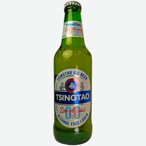 Пиво Tsingtao светлое безалкогольное, 0.33л Китай