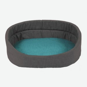Лежак для животных с бортиком овальный DUVO+  Relax , серый, 40х25см (Бельгия)