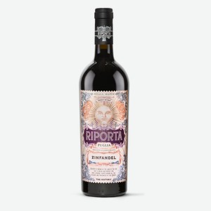 Вино Riporta Zinfandel красное полусухое, 0.75л Италия