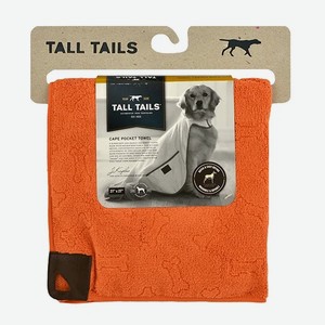 Полотенце для животных микрофибра Rosewood  Tall Tails  оранжевое, 67х67см (Великобритания)