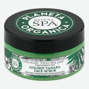 Скраб для лица Organic Thai Spa Day Golden Tanaka Face Scrub 100мл