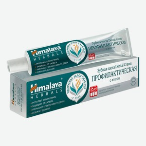 Зубная паста Himalaya herbals Dental Cream профилактическая с фтором 100 г