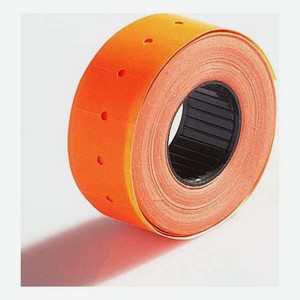 Этикет-лента 21,5-12мм оранжевая прямоугольная
