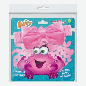 Повязка детская Baffy Бантик розовая