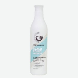 GREENINI PROFESSIONAL Шампунь-филлер для тонких волос с гиалуроновой кислотой против ломкости и секущихся кончиков