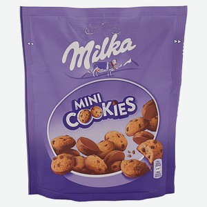 Печенье Milka Mini Cookies с кусочками шоколада 100г