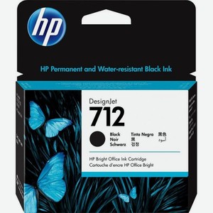 Картридж струйный HP 712 (3ED71A) черный