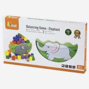 Игра Слон-балансир в коробке 24 детали VIGA VG50390