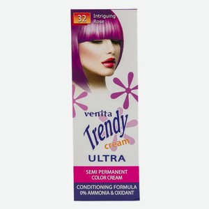 Крем-краска для волос VENITA ULTRA тон 32 Интригующий розовый 75 мл (тонирующая)