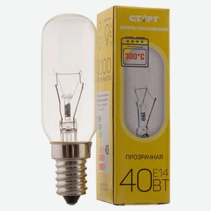 Лампа накаливания «СТАРТ» 40W E14
