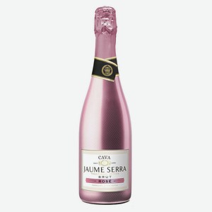 Игристое вино Jaume Serra Cava розовое брют Испания, 0,75 л