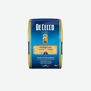Макаронные изделия De Cecco № 93 из твердых сортов пшеницы Фарфалле 500 г