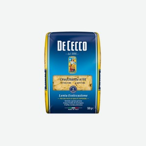 Макаронные изделия De Cecco № 91 из твердых сортов пшеницы Ореккьетте 500 г