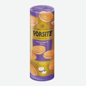 Печенье Forsite сахарное кокосовый вкус, 220г Россия