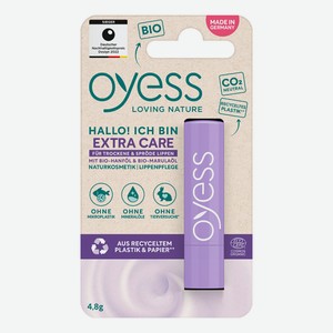 Бальзам для губ Oyess Extra Care с органическим маслом марулы бесцветный 4,8 г