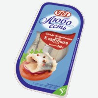 Сельдь   VICI   К картошке тихоокеанская соленая филе-кусочки в масле, 240 г
